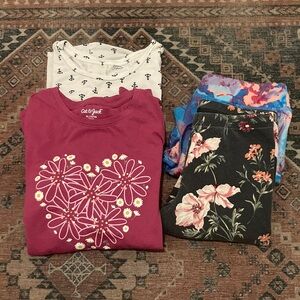 Lot of XL 14/16 girls leggings and shirts